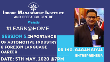 DR-ING GAGAN SIYAL (Entrepreneur) talk